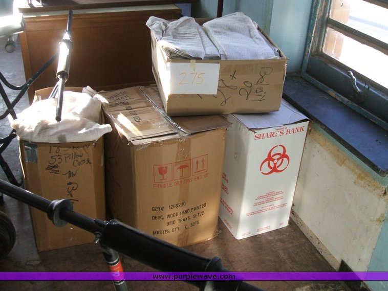 image for item 1012 Large assortment of furniture, office supplies, appliances, electronics, and household items