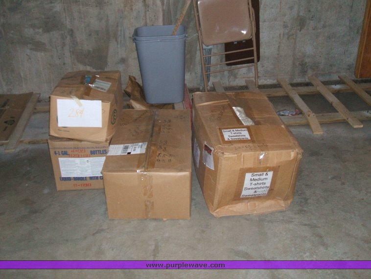 image for item 1012 Large assortment of furniture, office supplies, appliances, electronics, and household items