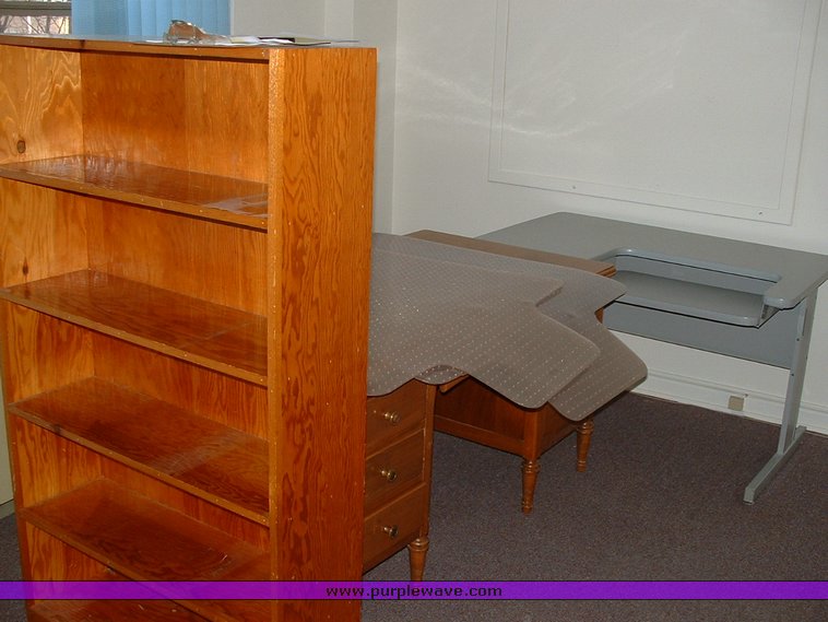 image for item 1012 Large assortment of furniture, office supplies, appliances, electronics, and household items