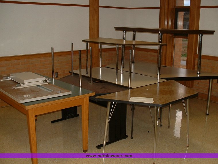 image for item 1012 Large assortment of furniture, office supplies, appliances, electronics, and household items