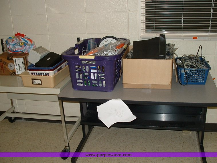image for item 1012 Large assortment of furniture, office supplies, appliances, electronics, and household items
