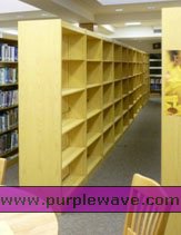 image for item 1135 (9) double sided sections of library bookshelves