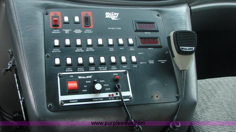 image for item 3146 1997 Ford E-350 McCoy Miller ambulance