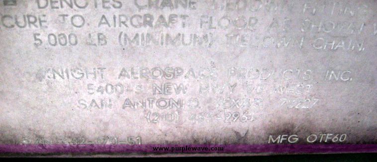 image for item 3818 1997 Knight Aerospace product portable crane