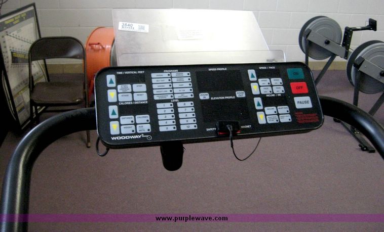 image for item 3840 Woodway Path Tread Eargometer treadmill