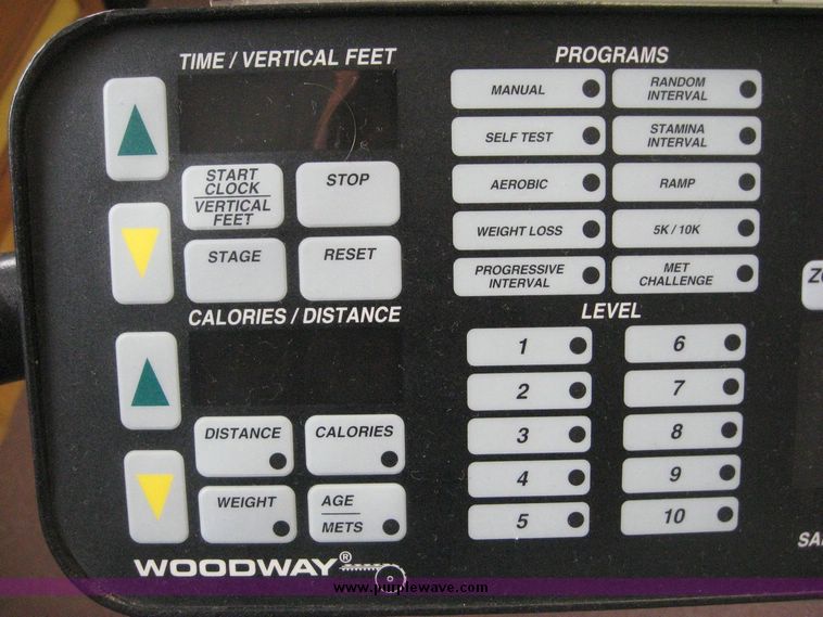 image for item 3840 Woodway Path Tread Eargometer treadmill