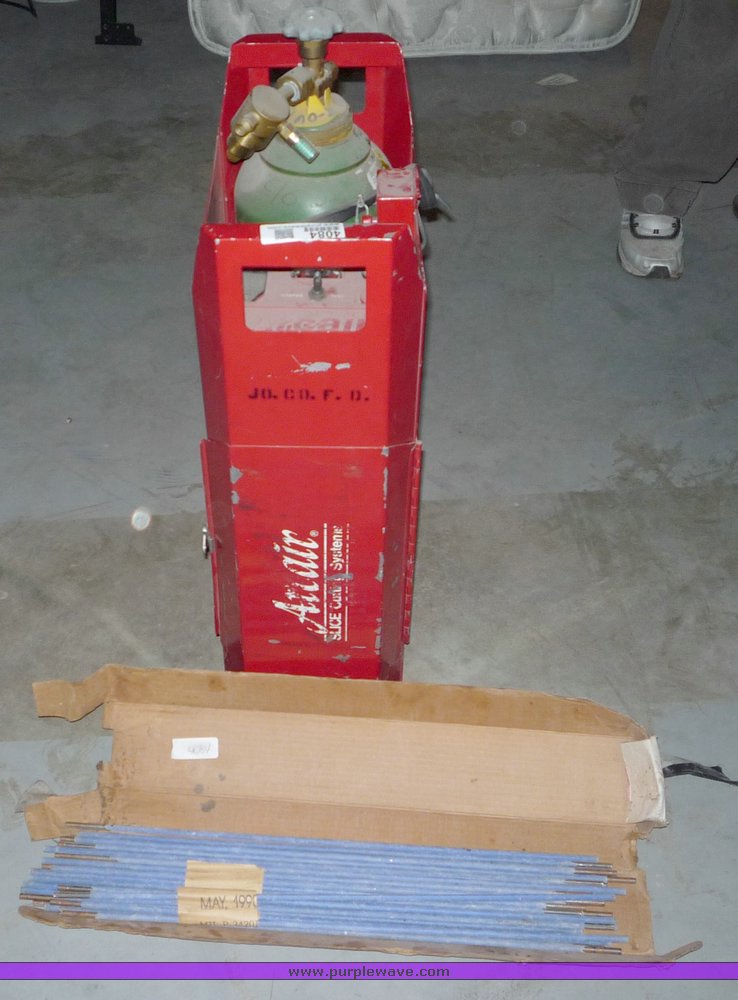 image for item 4084 Arc Air acetylene torch with 30 rods