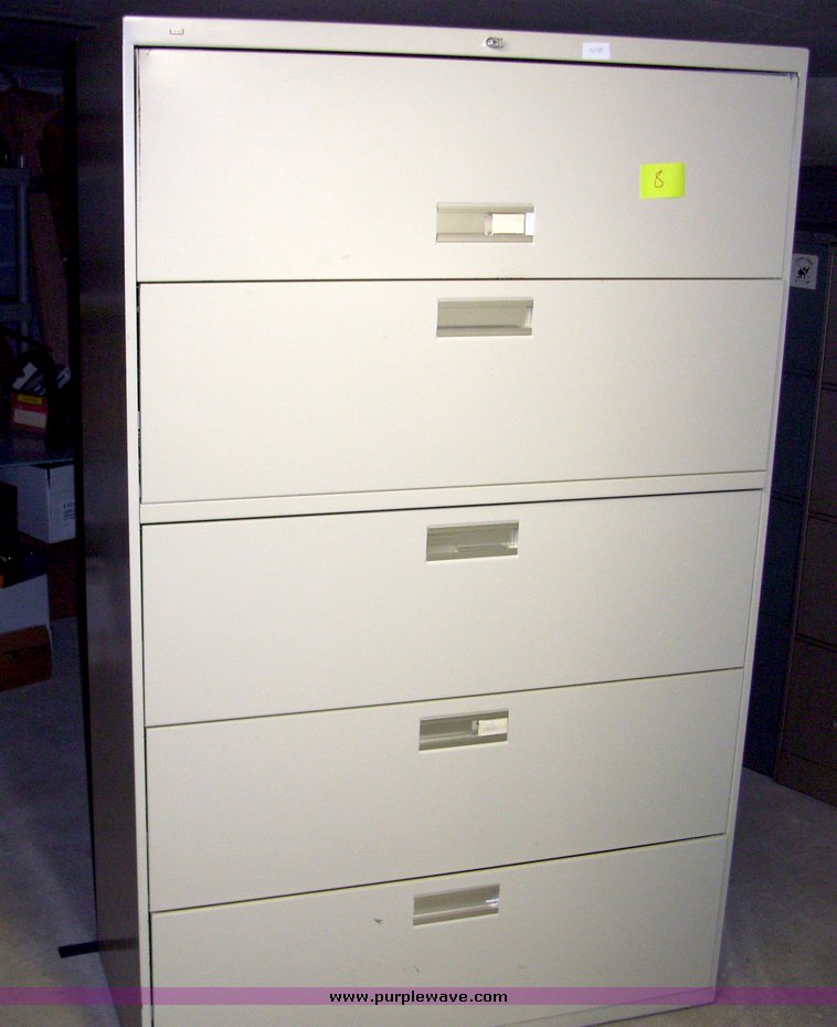 image for item 5038 Assorted filing cabinets and storage units