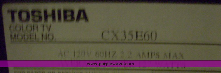 image for item 5095 Toshiba 35" tube television