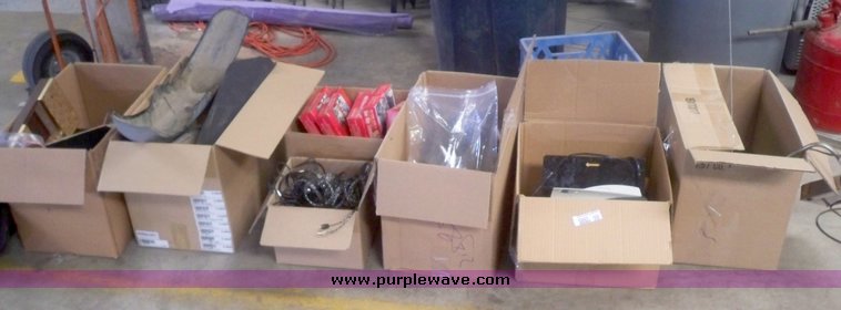 image for item 5243 (7) boxes of assorted household and collectible items