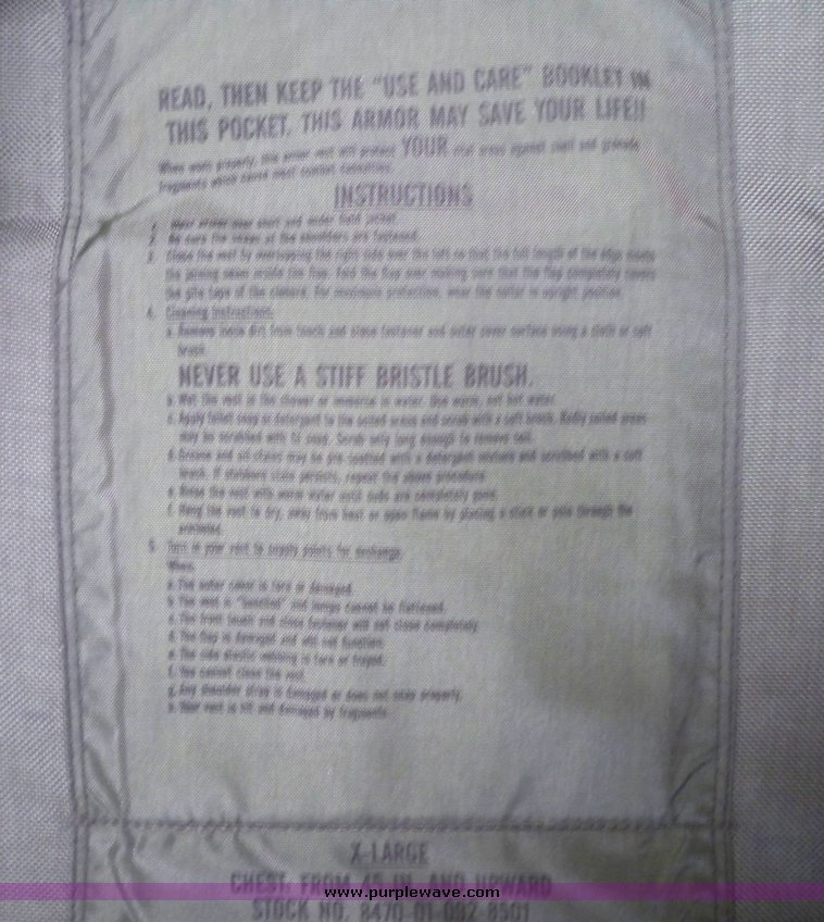 image for item 5245 XL flack jacket