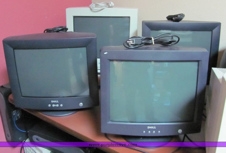 image for item 6013 (10) assorted CRT monitors
