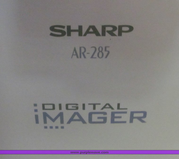 image for item 6014 Sharp digital imager copier with finisher