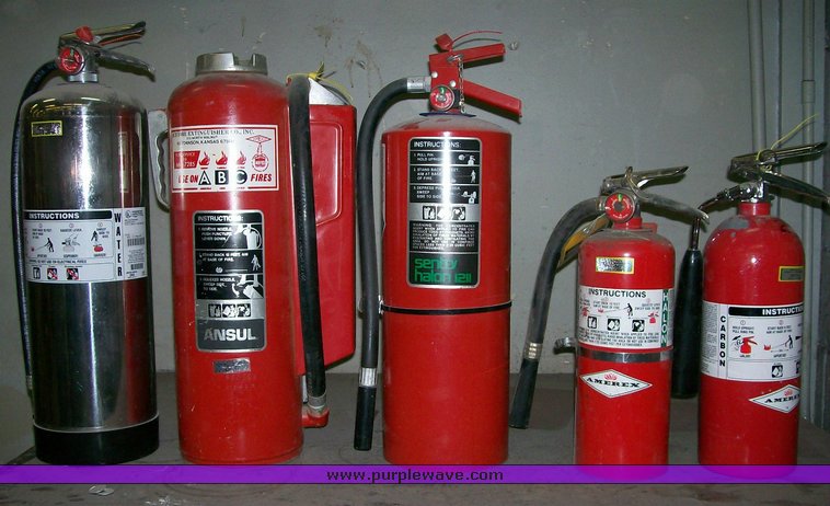 image for item 9026 Approximately 144 assorted fire extinguishers