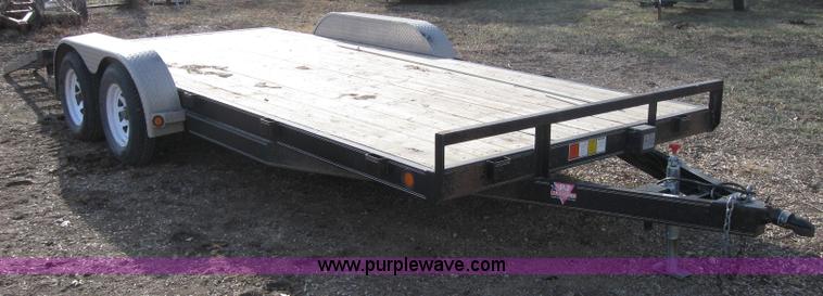 image for item 3161 2004 PJ car hauler trailer