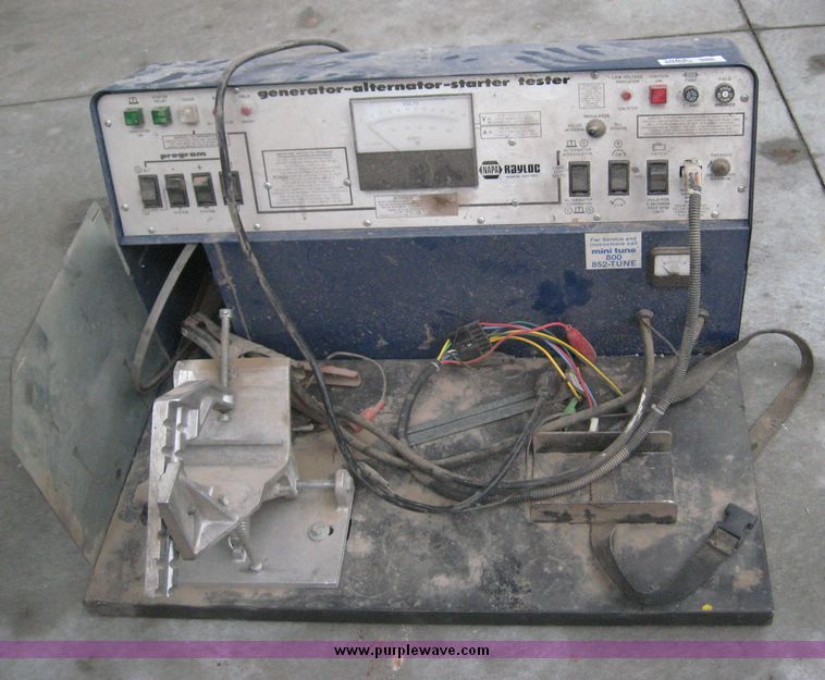 Rayloc AGTS3012 generatoralternatorstarter tester in Manhattan, KS Item 3863 sold Purple Wave