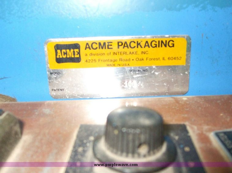 image for item 5331 Acme pallet wrapping machine