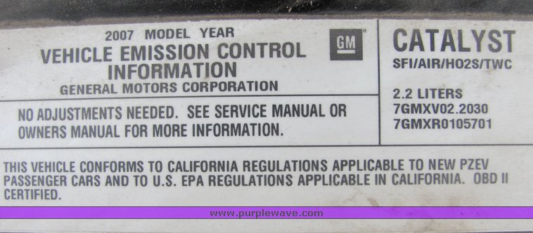 image for item 6011 2007 Saturn Ion