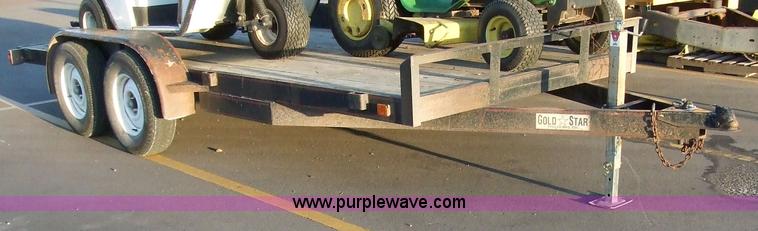 image for item 6546 1994 16' x 6' dual-axle car trailer