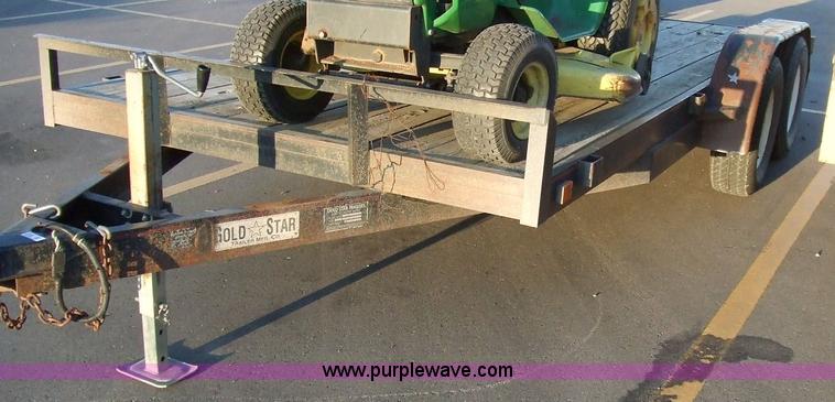 image for item 6546 1994 16' x 6' dual-axle car trailer