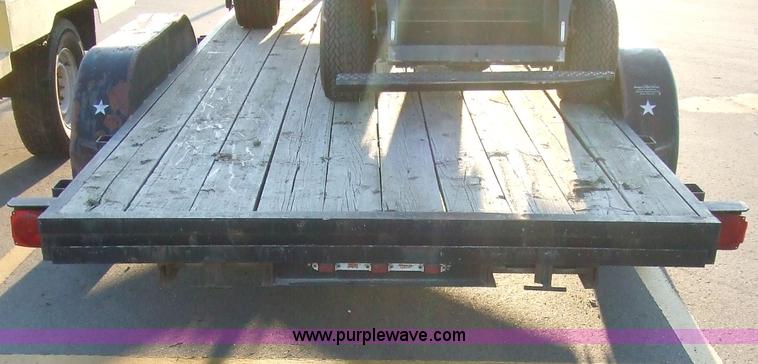 image for item 6546 1994 16' x 6' dual-axle car trailer
