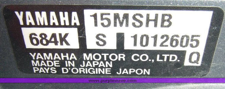 image for item 6626 1993 Carolina V bottom fiberglass boat with trailer