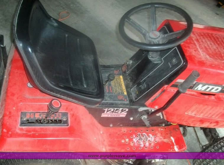 image for item 9002 MTD 42" riding lawn mower