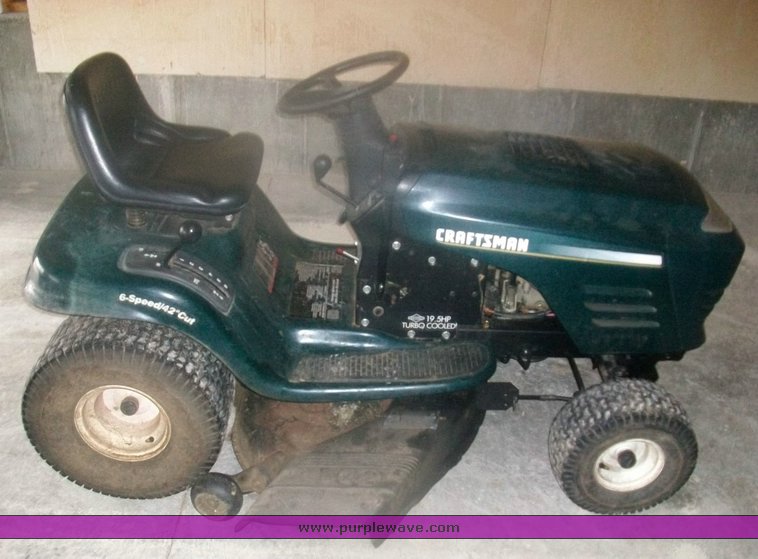 image for item 9003 Craftsman 42" riding lawn mower