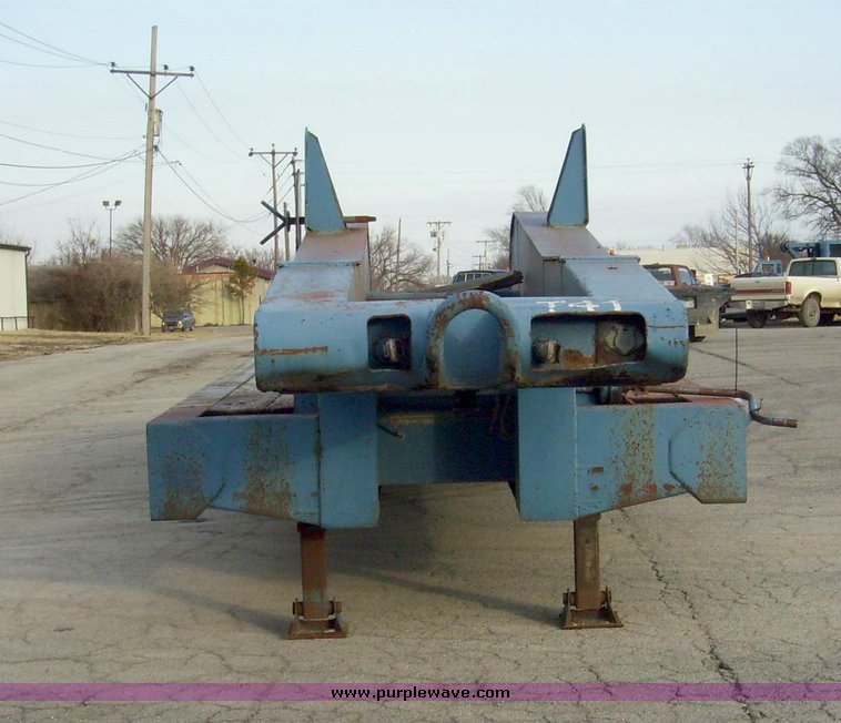 image for item 5113 1966 Neighbor FLTRPM lowboy 31' triple axle trailer