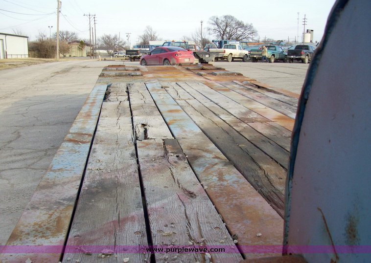 image for item 5113 1966 Neighbor FLTRPM lowboy 31' triple axle trailer