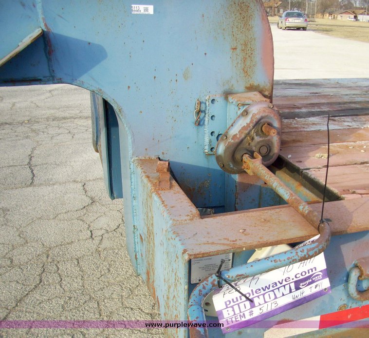 image for item 5113 1966 Neighbor FLTRPM lowboy 31' triple axle trailer