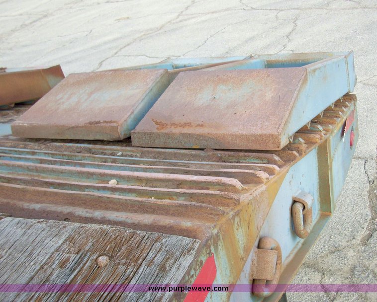 image for item 5113 1966 Neighbor FLTRPM lowboy 31' triple axle trailer