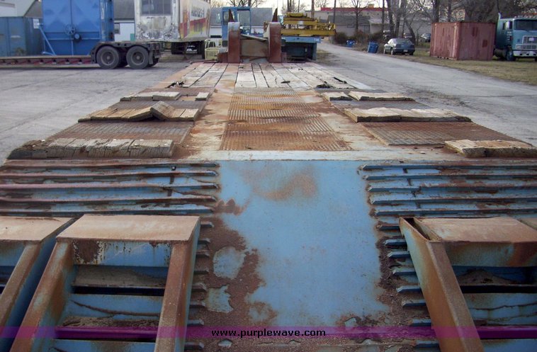 image for item 5113 1966 Neighbor FLTRPM lowboy 31' triple axle trailer