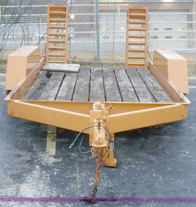 image for item 5258 1991 Redi Haul tandem axle equipment trailer