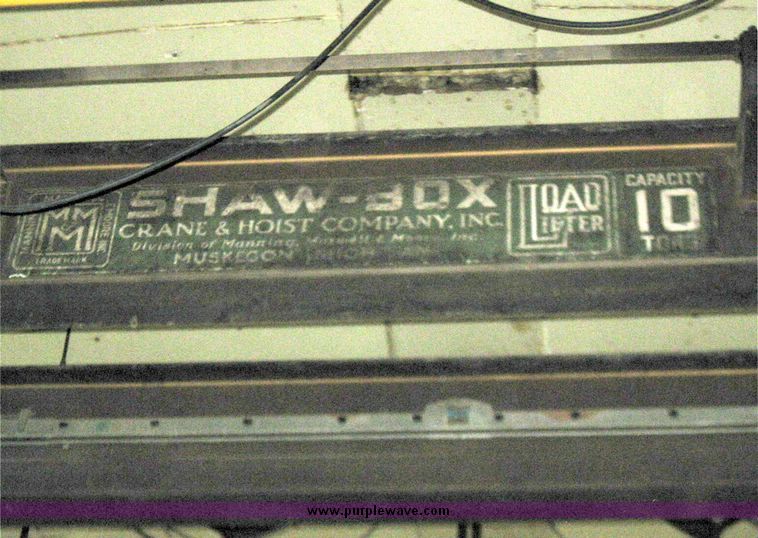 image for item 5308 (2) 10 ton overhead cranes