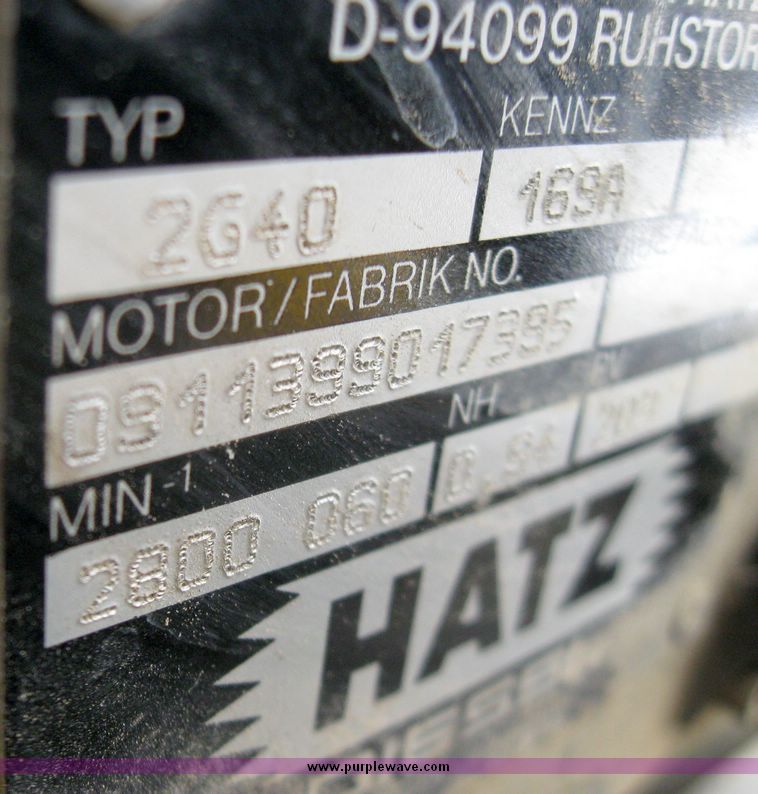 image for item 5352 Bomag 33/24 WB vibratory trench compactor