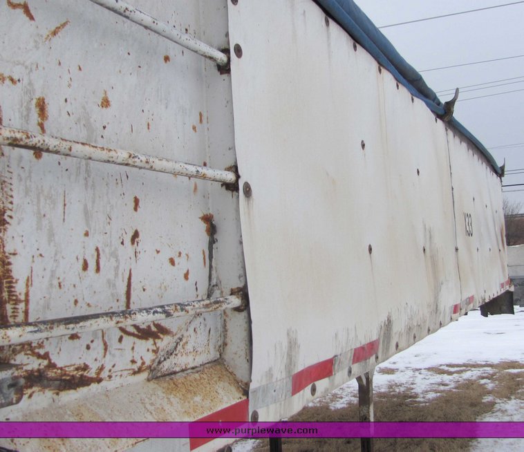 image for item 6018 1991 Hilbilt end dump trailer