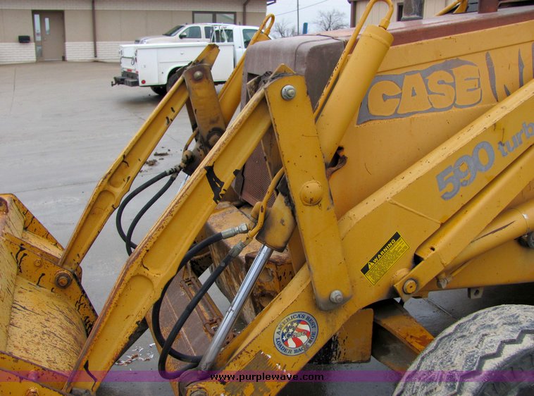 image for item 7053 1991 Case 590 turbo loader backhoe