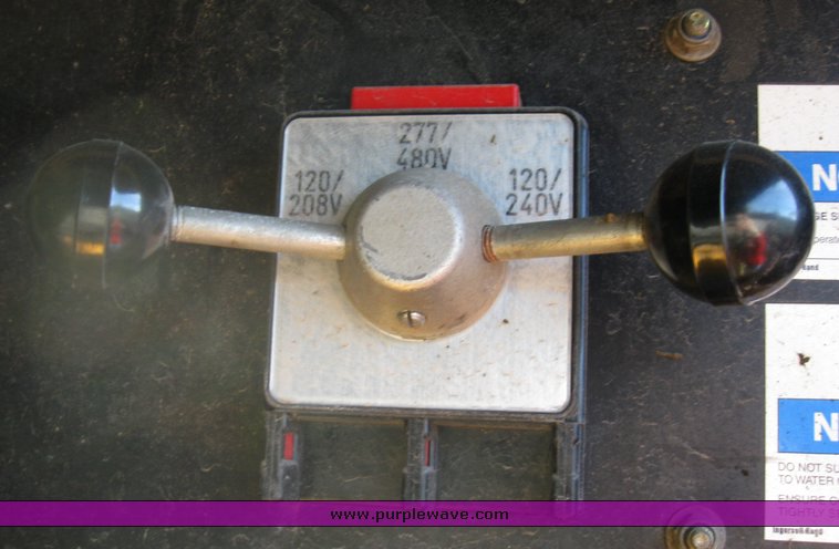 image for item 8048 2001 Ingersoll Rand G190 generator on trailer