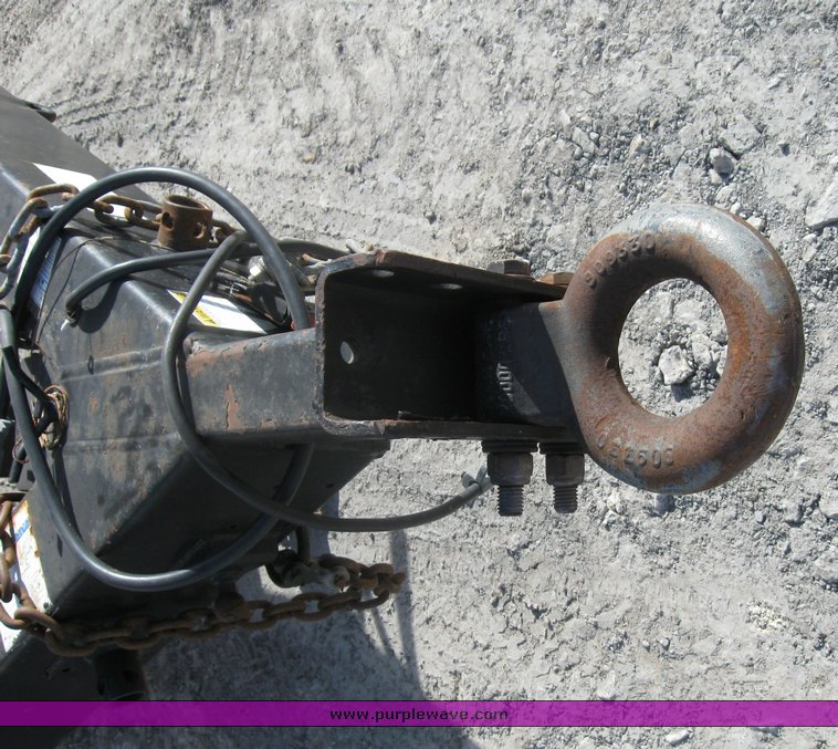 image for item 8049 2001 Ingersoll Rand G190 generator on trailer