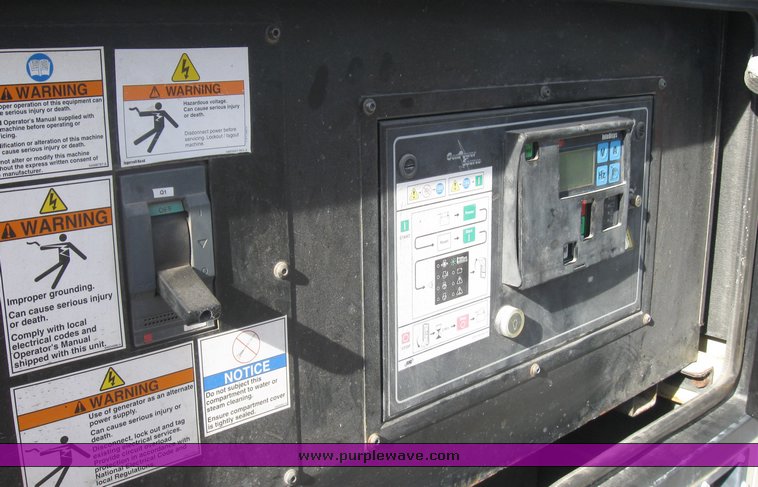 image for item 8049 2001 Ingersoll Rand G190 generator on trailer