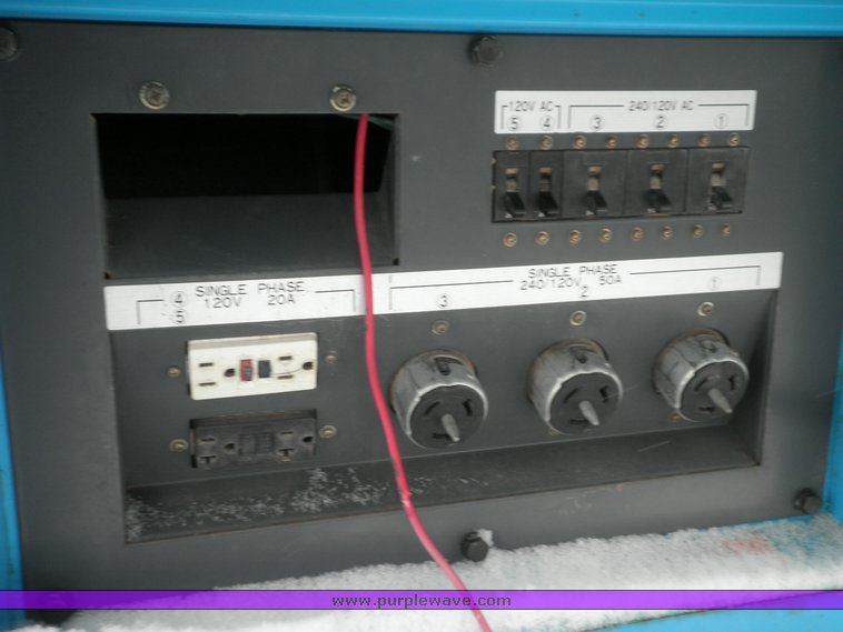 image for item 9108 2001 Air Man SDG45S-3A4 towable 36kw generator