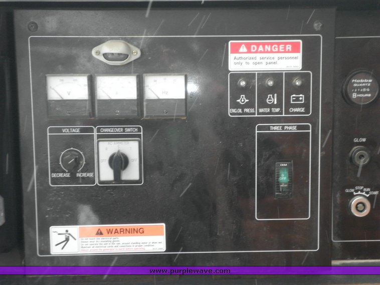 image for item 9108 2001 Air Man SDG45S-3A4 towable 36kw generator