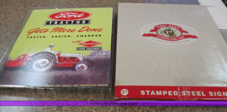 image for item 3033 Ford tractor sign