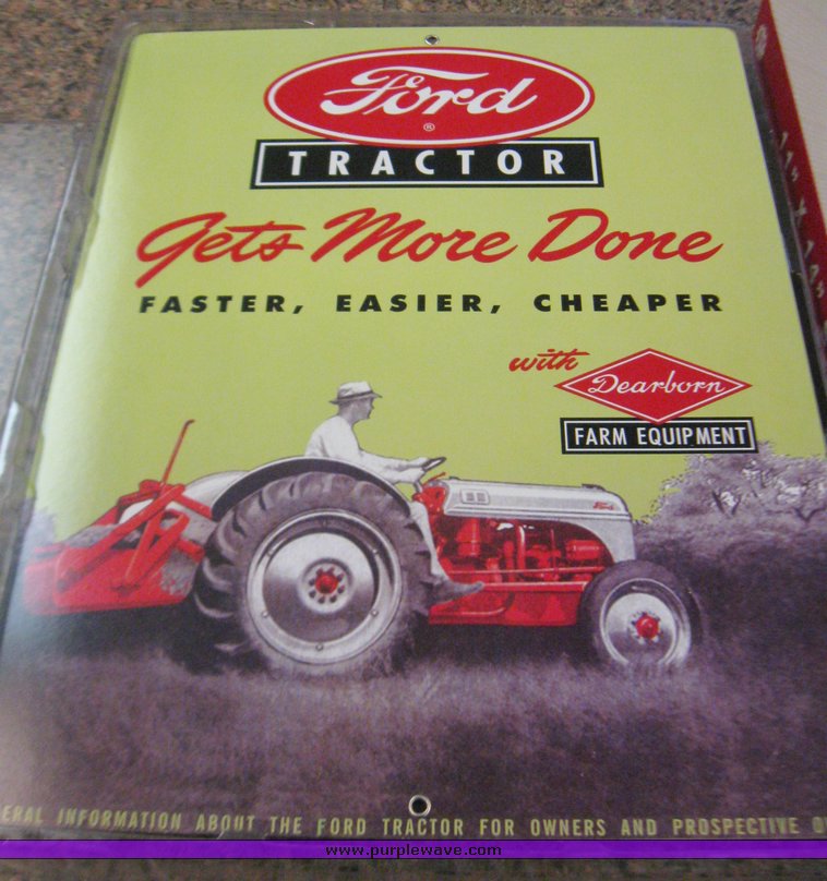 image for item 3033 Ford tractor sign