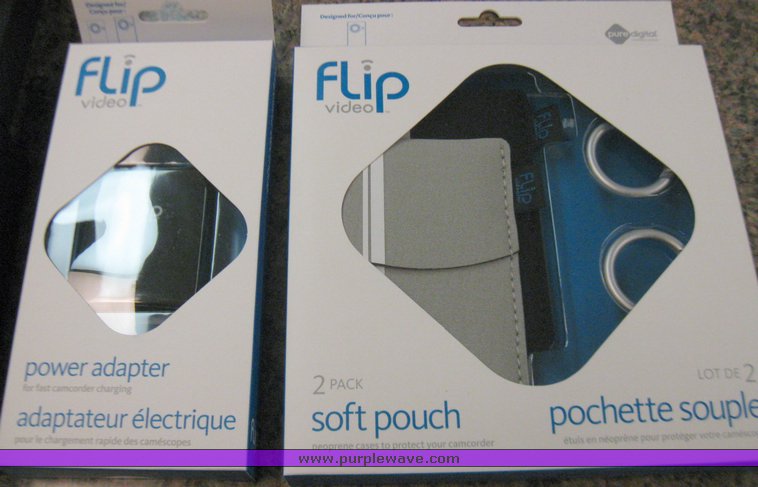 image for item 3045 Flip video camera with accessories