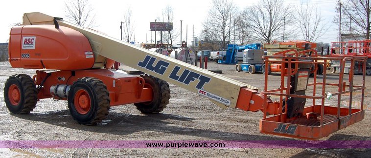 image for item 6037 2000 JLG 600S telescopic boom lift