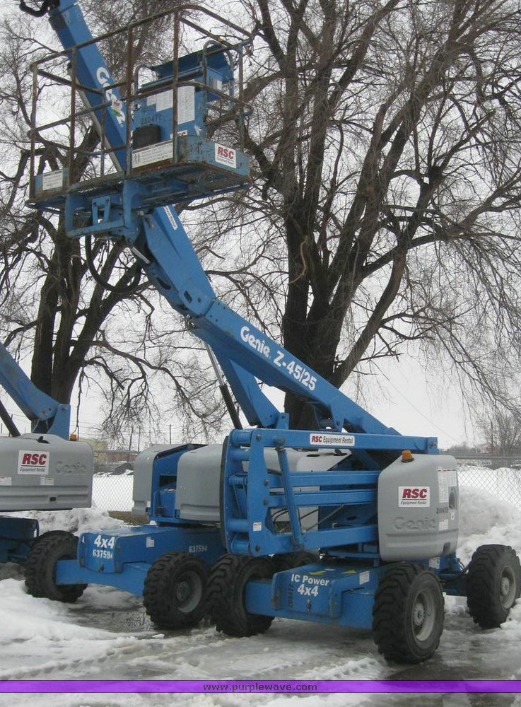 image for item 6845 1999 Genie Z-45/25 CF articulating boom lift
