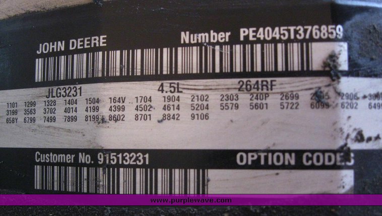 image for item 7680 2004 JLG G9-43A telehandler