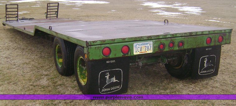 image for item 1102 1990 Shop Built hay or implement trailer